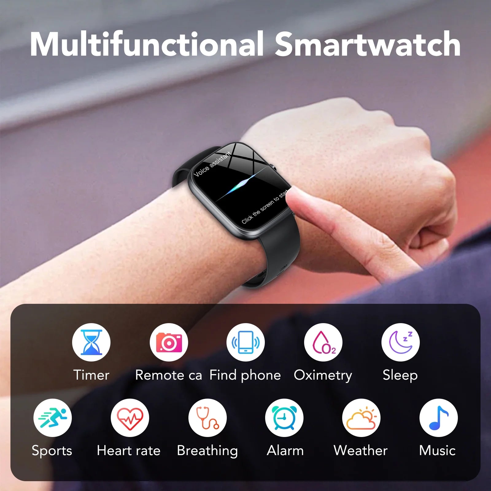 Smartwatch for Men Women IP68 Waterproof, 112 Sport Modes, Fitness Activity Tracker,Smart Watches for Android IOS