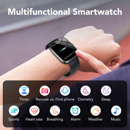 Smartwatch for Men Women IP68 Waterproof, 112 Sport Modes, Fitness Activity Tracker,Smart Watches for Android IOS