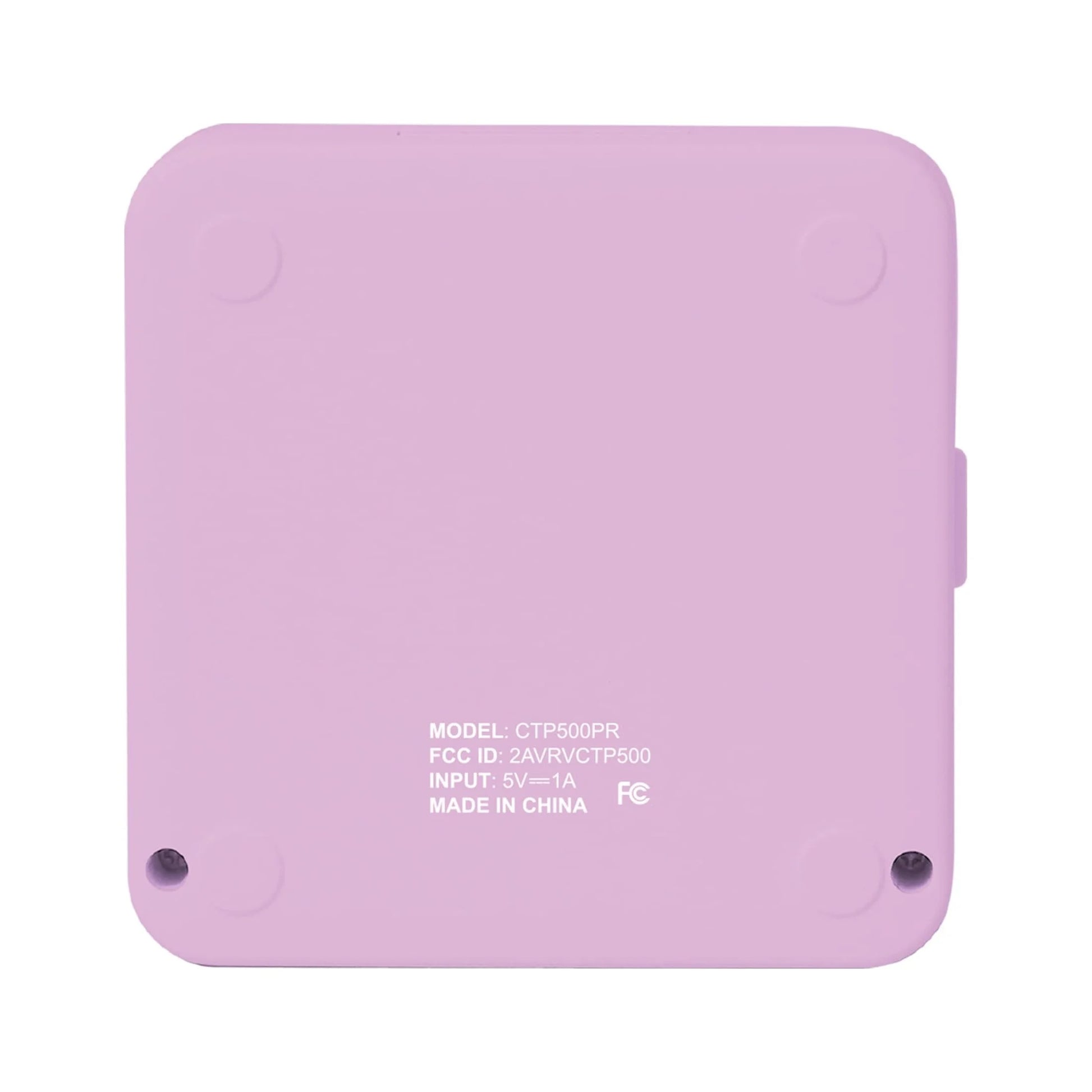 CTP500FL Wireless Mini Portable Inkless Thermal Printer & Label Maker + Paper, Android & Ios (Floral)
